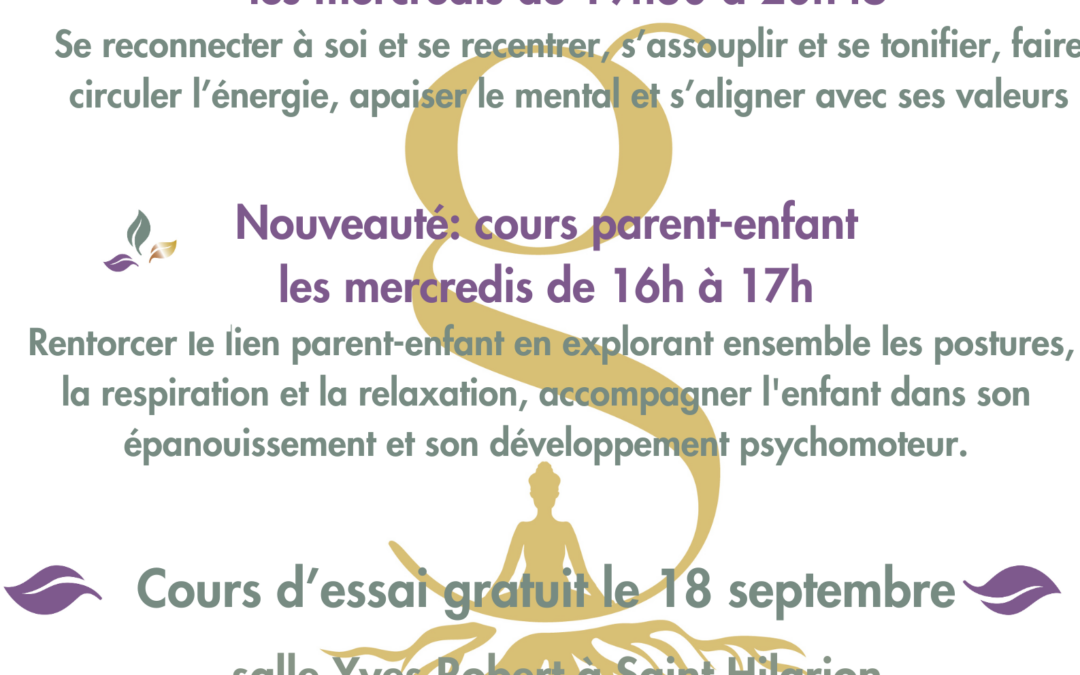 Rentrée Hatha yoga 2024-2025