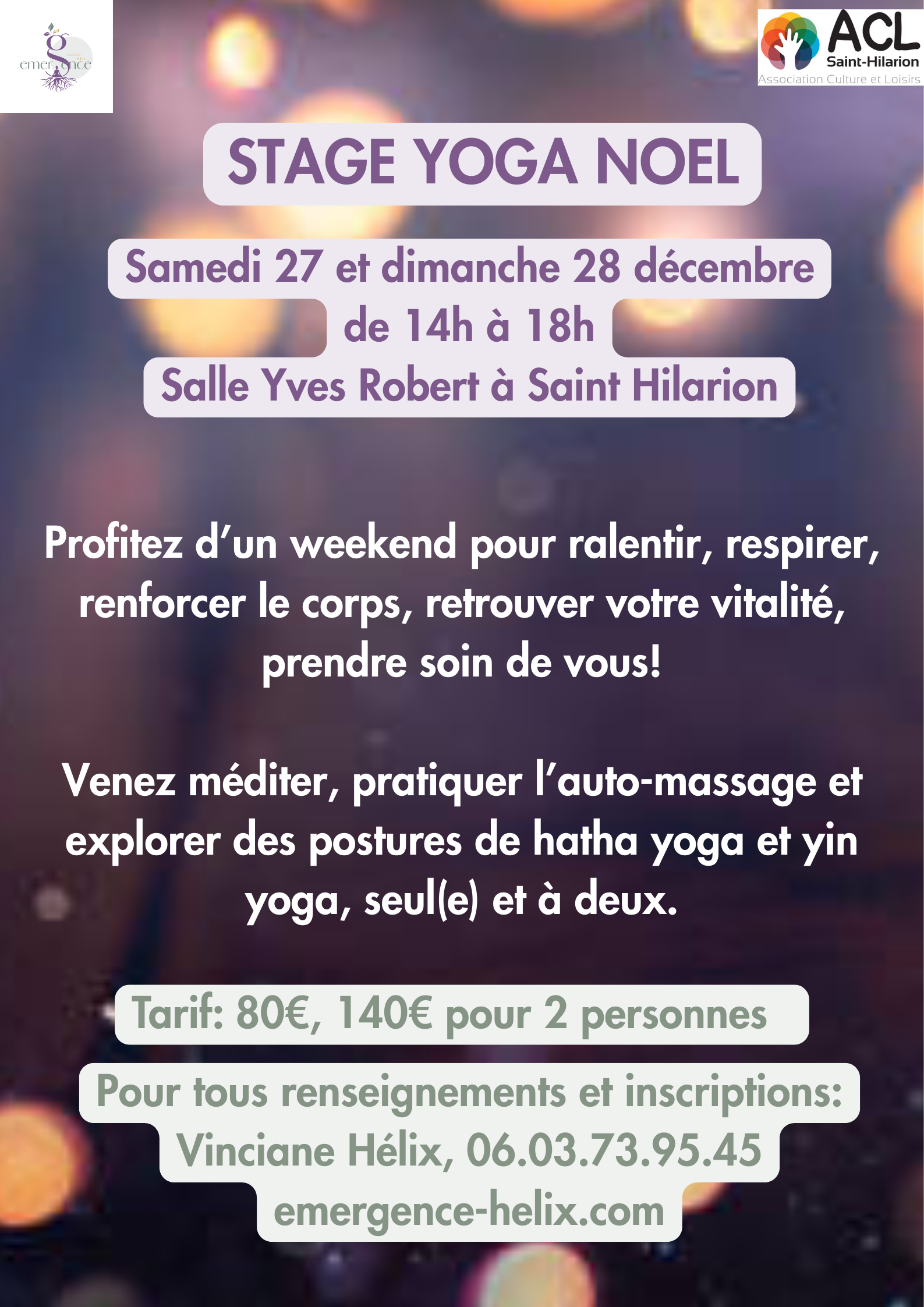 Vinciane Helix Yoga Carre