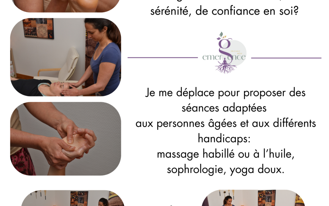 Séances bien-être pour les personnes âgées/personnes en situation de handicap