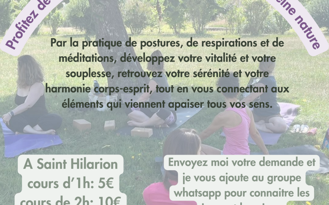 yoga en plein air