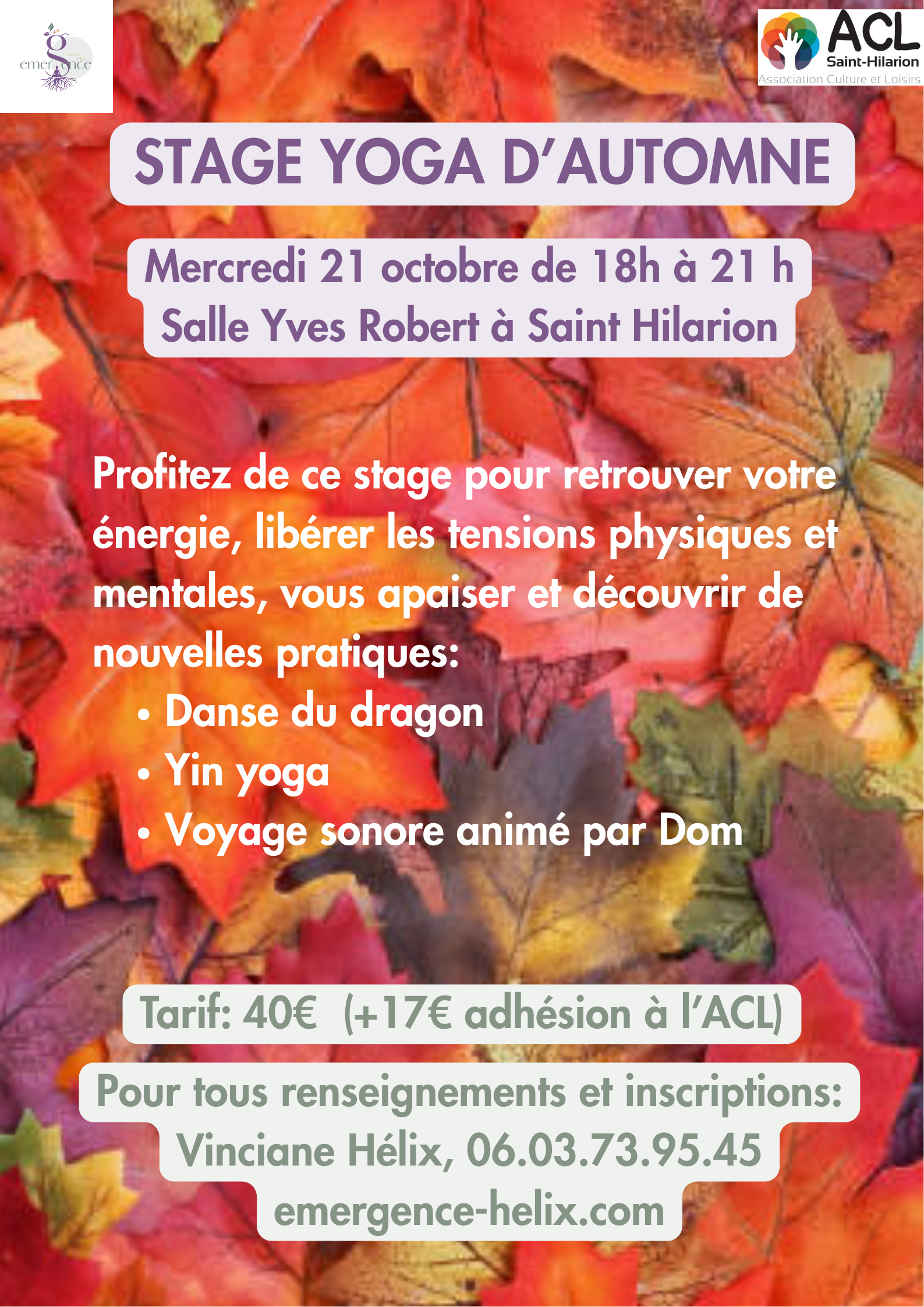 Vinciane Helix Yoga Carre